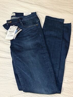 Zara Super Skinny Jeans in Dark Blue Denim